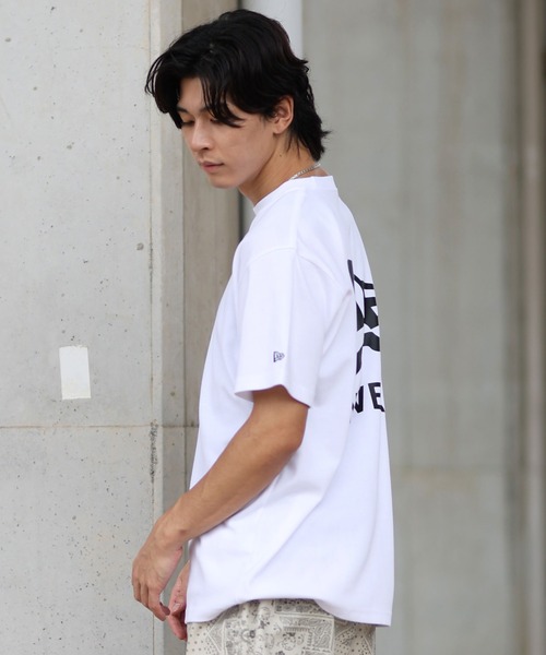 半袖Tシャツ★ニューエラ★夏流行 WATER FOUNTAIN 半袖Tシャツ☆ニューエラ☆夏流行 WATER FOUNTAIN