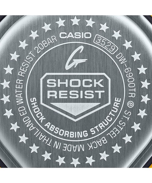 G-SHOCK(ジーショック)の「DW-6900 30TH ANNIVERSARY MODELS / DW-6900TR-1JR(デジタル腕時計・メンズ・ブラック・FREE)」の5枚目の写真