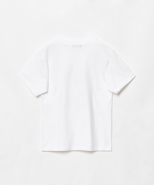 allureville(アルアバイル)の「メタリックレイヤードロゴTシャツ(Tシャツ/カットソー・レディース・モカ/オフホワイト・2)」の4枚目の写真