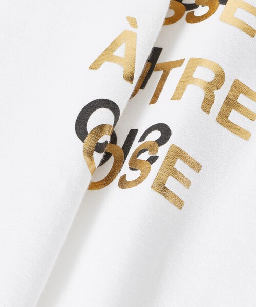 アルアバイル　メタリックレイヤードロゴＴシャツ【2025SS】 メタリックレイヤードロゴTシャツ（Tシャツ/カットソー