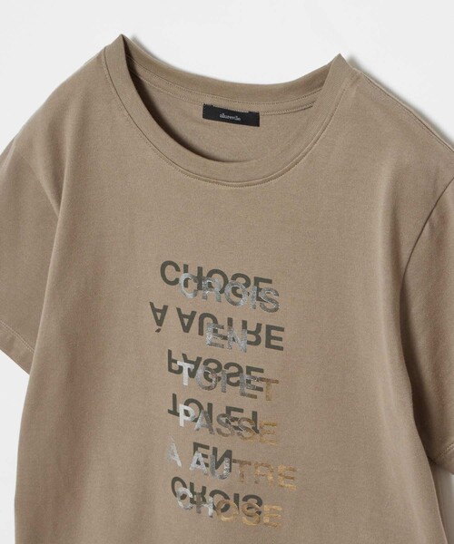 メタリックロゴTシャツ | ABIENTOT ONLINE STORE