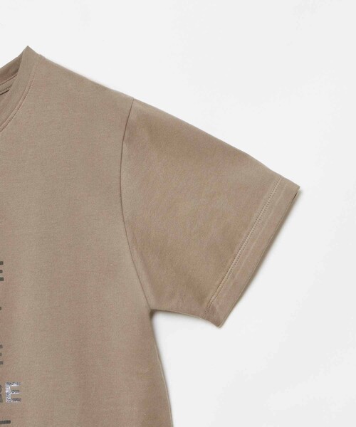 tシャツ メタリックレイヤードロゴＴシャツ レディース メタリックレイヤードロゴTシャツ（Tシャツ/カットソー