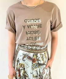 allureville | メタリックレイヤードロゴＴシャツ(Tシャツ/カットソー)