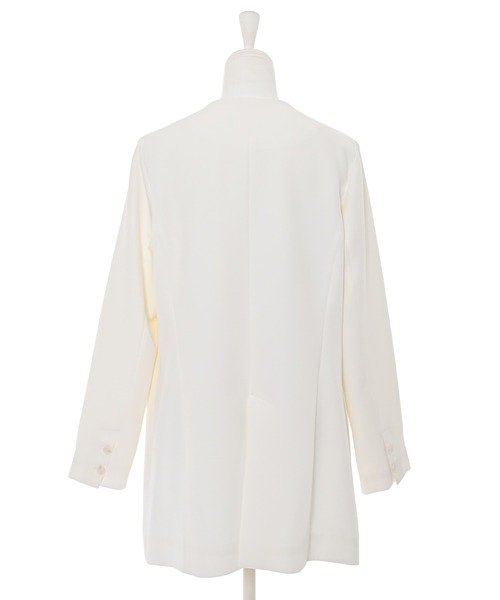 Narcissus（ナルシス）の「ノーカラージャケット　オケージョン　セットアップ（ノーカラージャケット・レディース・ホワイト/ブラック・FREE）」の13枚目の写真