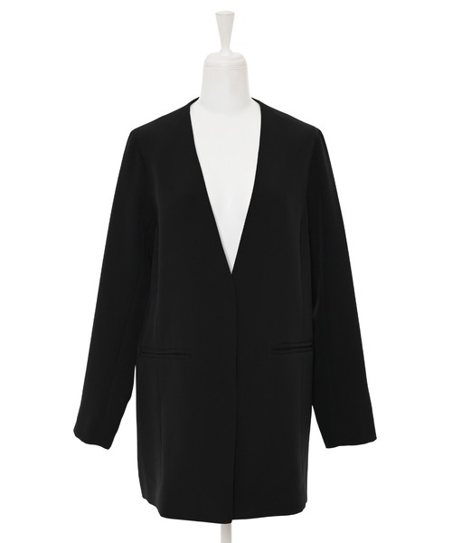 Narcissus（ナルシス）の「ノーカラージャケット　オケージョン　セットアップ（ノーカラージャケット・レディース・ホワイト/ブラック・FREE）」の14枚目の写真