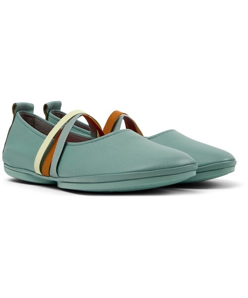 【美品】カンペール CAMPER フラット・バレエシューズ 赤 24cm CAMPER（シューズ） CAMPER カンペール バレエシューズ 21595
