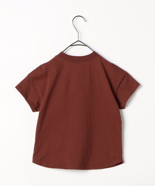 p.premier（ピードットプルミエ）の「【ジュニア対応】2柄刺繍半袖Tシャツ（Tシャツ/カットソー・キッズ・チャコール/ライトグレー/ブラウン/アイボリー/ベビーピンク・140/130/120/110/100/90/80）」の16枚目の写真