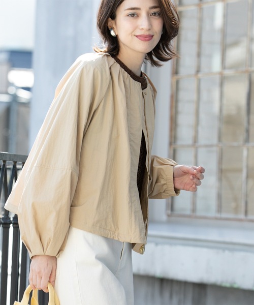 撥水ノーカーラーブルゾン【UV/洗濯機洗い可】