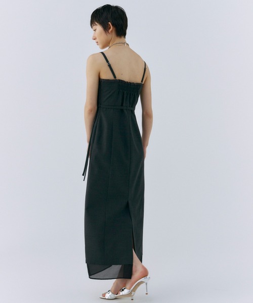ワンピース JOSEMOON REBUILD SUITING DRESS REBUILD SUITING DRESS/リビルドスーチングドレス（ワンピース