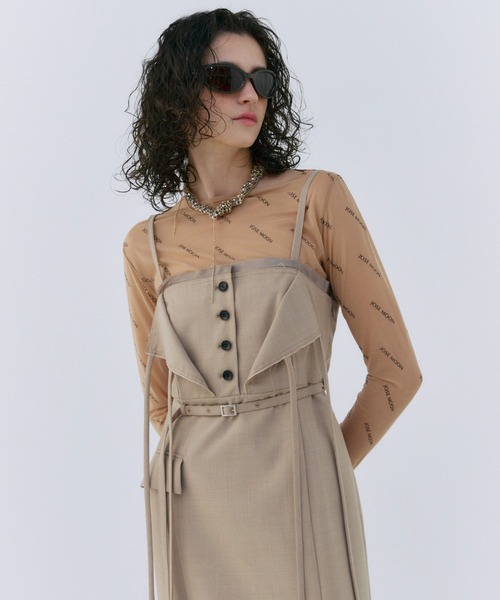 REBUILD SUITING DRESS/リビルドスーチングドレス（ワンピース