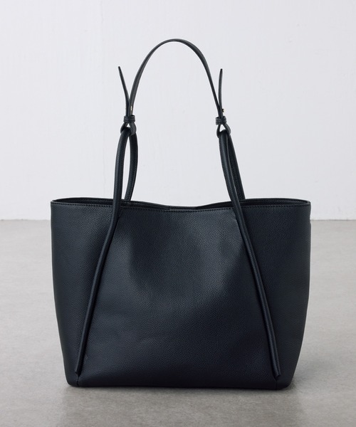 COLLAGE GALLARDAGALANTE（コラージュガリャルダガランテ）の「2WAYラージトート（トートバッグ・レディース・ベージュ/ブラック・FREE）」の11枚目の写真