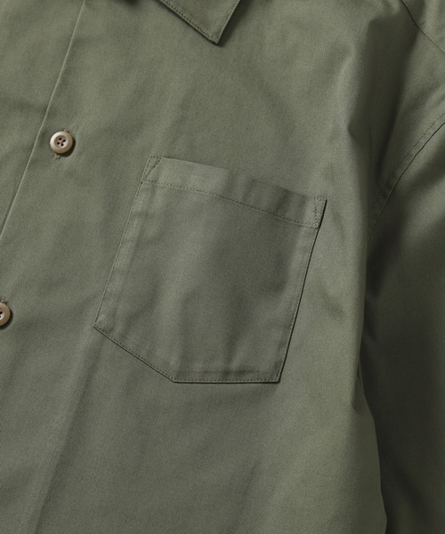JOURNAL STANDARD relume(ジャーナルスタンダード レリューム)の「【ZOZO限定】TWILL クロップドS/S(シャツ/ブラウス・メンズ・チャコール/ブラック/カーキ/アイボリー・XS/S/M/L/XL)」の21枚目の写真