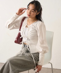 ASSORTED GATHERED COIL DESIGN SHIRT