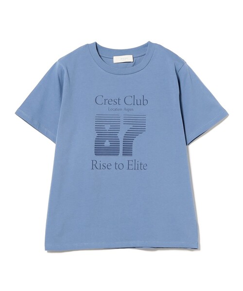 B:MING by BEAMS(ビーミングバイビームス)の「ロゴ プリント Tシャツ(Tシャツ/カットソー・レディース・トップグレー/ブルー/オフホワイト・ONE SIZE)」の20枚目の写真