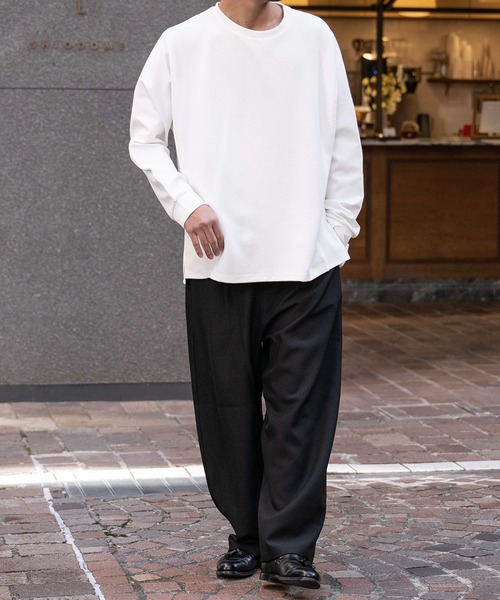 SILVER BULLET(シルバーバレット)の「『CavariA/キャバリア』カーブパンツ(スラックス・メンズ・グレー/ブラウン/ブラック/グレイッシュベージュ・M/L)」の9枚目の写真