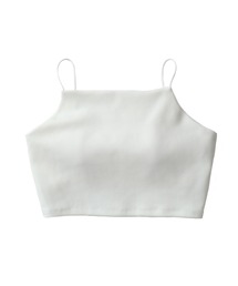 bra cami midriff(パット付きミドリフ丈インナーキャミソール)