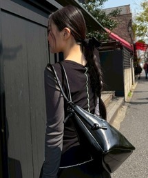 ROYAL FLASH | Archivepke/アーカイブエプク/Panel bag/BLACK(ショルダーバッグ)