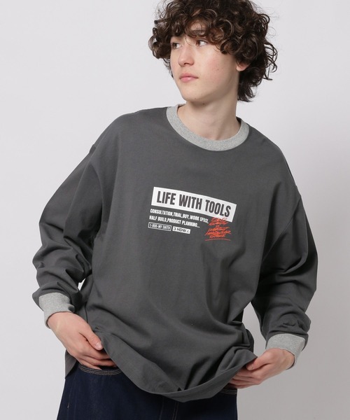 週末お値下げ♡Big【未着用】niko and… ロングカフスTシャツ niko and - ニコアンド ロングカフスTシャツ てぃらさん