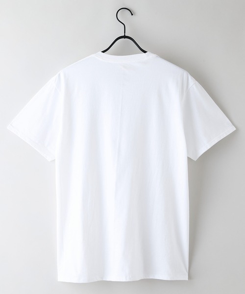 HANES(ヘインズ)の「【HANES/ヘインズ】【両脇に接ぎ目がない丸胴仕様】クルーネックTシャツ 2枚セット タグレス仕様 ワンポイントロゴ まとめ買い ユニセックス(Tシャツ/カットソー・メンズ・ホワイト/ブラック・MEDIUM/LARGE/X-LARGE)」の9枚目の写真