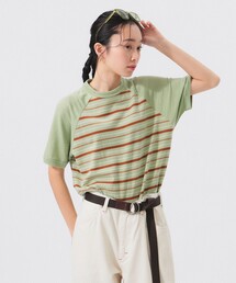 BEAMS BOY（ビームスボーイ）の「ボーイ ジャカード ラグラン ショートスリーブ（Tシャツ/カットソー）」