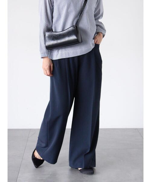 Lugnoncure（ルノンキュール）の「タックワイドパンツ《2025spring catalog item》（その他パンツ・レディース・ネイビー/グレー/ブラウン・F）」の3枚目の写真