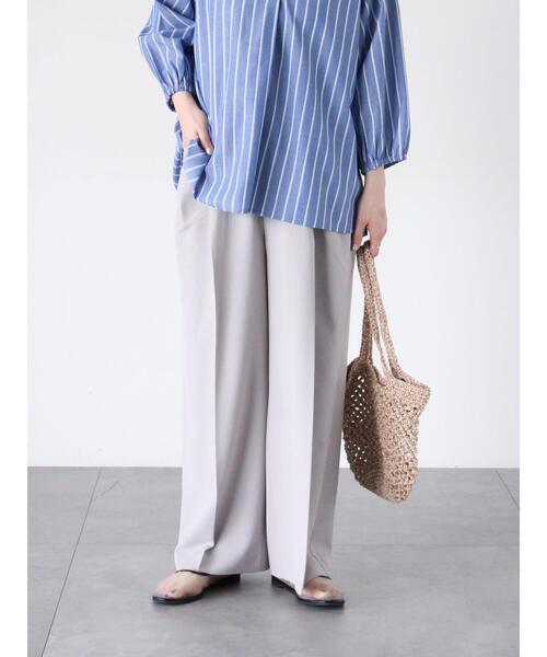 Lugnoncure（ルノンキュール）の「タックワイドパンツ《2025spring catalog item》（その他パンツ・レディース・ネイビー/グレー/ブラウン・F）」の6枚目の写真