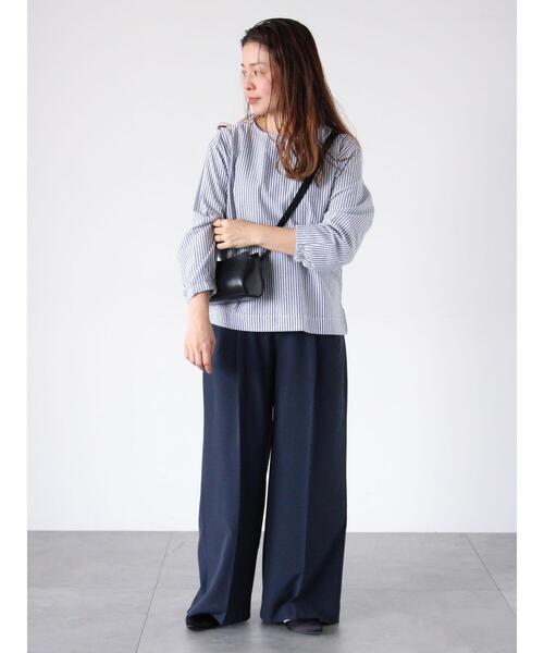 Lugnoncure（ルノンキュール）の「タックワイドパンツ《2025spring catalog item》（その他パンツ・レディース・ネイビー/グレー/ブラウン・F）」の10枚目の写真