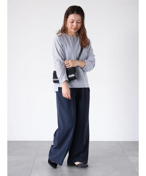 Lugnoncure（ルノンキュール）の「タックワイドパンツ《2025spring catalog item》（その他パンツ・レディース・ネイビー/グレー/ブラウン・F）」の11枚目の写真