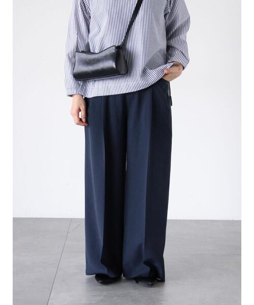 Lugnoncure（ルノンキュール）の「タックワイドパンツ《2025spring catalog item》（その他パンツ・レディース・ネイビー/グレー/ブラウン・F）」の12枚目の写真