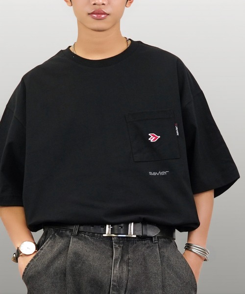セール】オーバーサイズ Tシャツ USAコットン ポケットT（T
