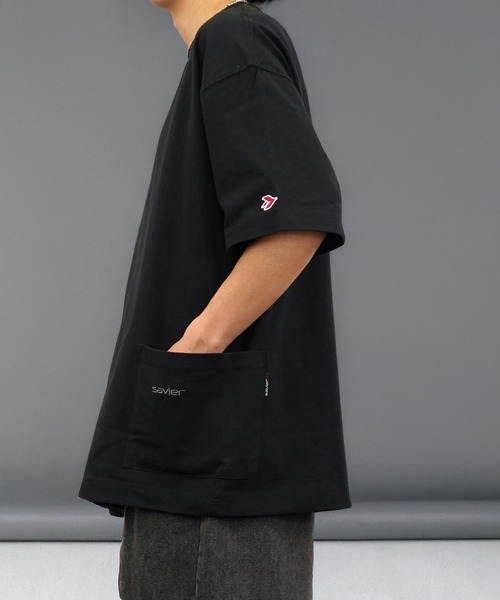 L'atelier(ラトリエ)の「オーバーサイズ Tシャツ USAコットン ポケットT(Tシャツ/カットソー・メンズ・ホワイト系2/ホワイト系1/ブラック系1/ブラック系2・L/M)」の16枚目の写真
