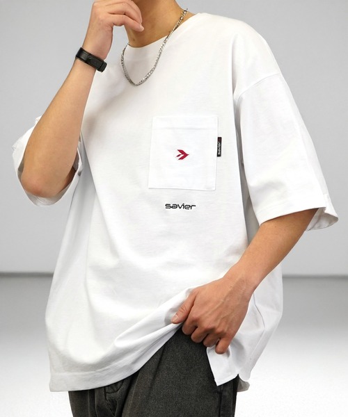 セール】オーバーサイズ Tシャツ USAコットン ポケットT（T