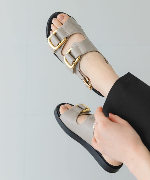 RODE SKO（ロデスコ）の「ダブルベルテッドサンダル（サンダル・レディース・オフホワイト/ブラック/ライトグレー・36/37/38）」の20枚目の写真