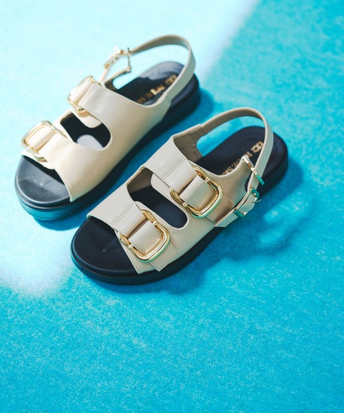 RODE SKO（ロデスコ）の「ダブルベルテッドサンダル（サンダル・レディース・オフホワイト/ブラック/ライトグレー・36/37/38）」の18枚目の写真