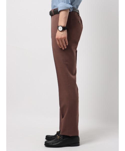 SUIT SQUARE（スーツスクエア）の「涼しい最高パンツ テーパードパンツ ウォッシャブル NON IRON 無地 RS07（スラックス・メンズ・チャコールグレー/グレー系/ブラウン系/ネイビー系・M(79cm)/SS(73cm)/3S(70cm)/S(76cm)/5L(94cm)/4L(91cm)/3L(88cm)/LL(85cm)/L(82cm)/3L）」の8枚目の写真