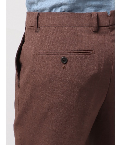 SUIT SQUARE（スーツスクエア）の「涼しい最高パンツ テーパードパンツ ウォッシャブル NON IRON 無地 RS07（スラックス・メンズ・チャコールグレー/グレー系/ブラウン系/ネイビー系・M(79cm)/SS(73cm)/3S(70cm)/S(76cm)/5L(94cm)/4L(91cm)/3L(88cm)/LL(85cm)/L(82cm)/3L）」の5枚目の写真