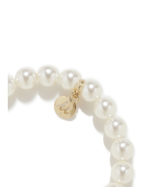 Mila Owen（ミラオーウェン）の「ボールシンプルブレス（ブレスレット・レディース・ゴールド/シルバー/ホワイト・FREE）」の6枚目の写真