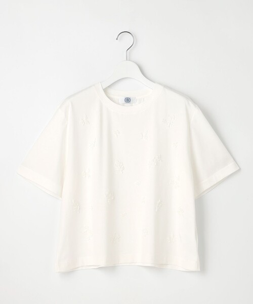 J.PRESS(ジェイプレス)の「【洗える】スパンコール Tシャツ(Tシャツ/カットソー・レディース・ネイビー系/ライトグレー系/アイボリー系・MEDIUM/LARGE)」の13枚目の写真