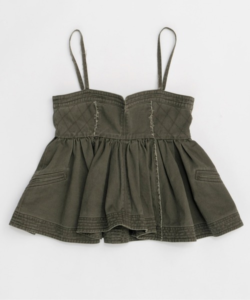 MAISON SPECIAL（メゾンスペシャル）の「Washed Peplum Tops