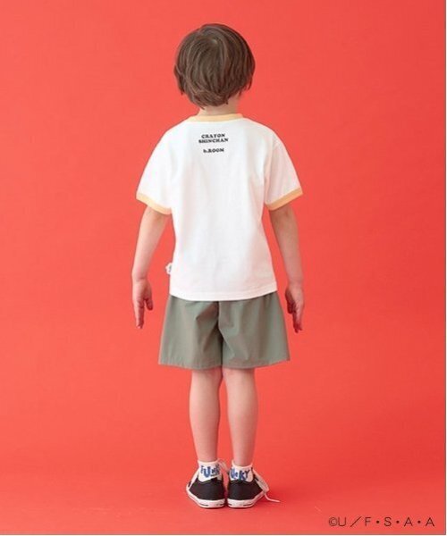 b・ROOM（ビールーム）の「【クレヨンしんちゃん】【カイテキ天竺】リンガーTシャツ（Tシャツ/カットソー・キッズ・マスタード/レッド/ブラック・100cm/110cm/120cm/130cm/140cm）」の18枚目の写真