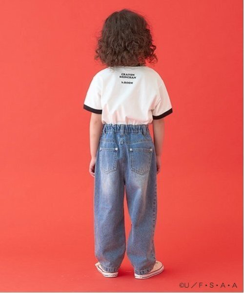 b・ROOM（ビールーム）の「【クレヨンしんちゃん】【カイテキ天竺】リンガーTシャツ（Tシャツ/カットソー・キッズ・マスタード/レッド/ブラック・100cm/110cm/120cm/130cm/140cm）」の21枚目の写真