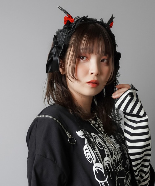 ④ヘッドアクセサリー ヘッドドレス/デビル（その他ヘアアクセサリー）｜SPINNS