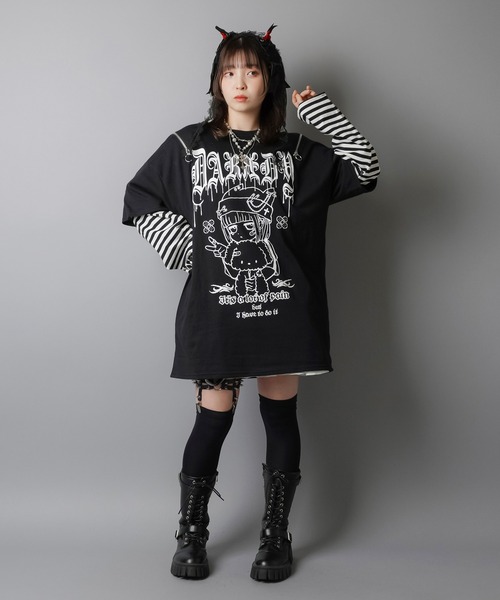 リクエスト纏め買いですヘッドドレス　かんざし　　二個　トップス Bunny ears and sheep ears lace head dress, otherworldly