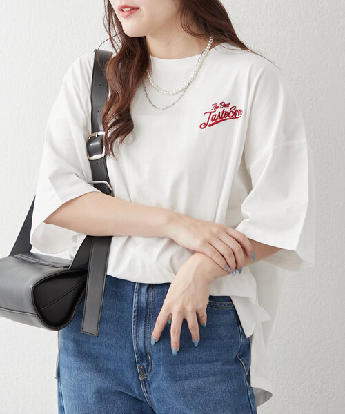 continuer de NICE CLAUP(コンティニューデナイスクラップ)の「ハンバーガーBOY発泡プリントT(Tシャツ/カットソー・レディース・オフホワイト/オートミール/スミクロ/ピンク・FREE)」の10枚目の写真