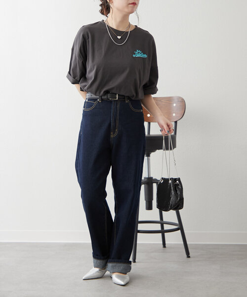 continuer de NICE CLAUP(コンティニューデナイスクラップ)の「ハンバーガーBOY発泡プリントT(Tシャツ/カットソー・レディース・オフホワイト/オートミール/スミクロ/ピンク・FREE)」の17枚目の写真