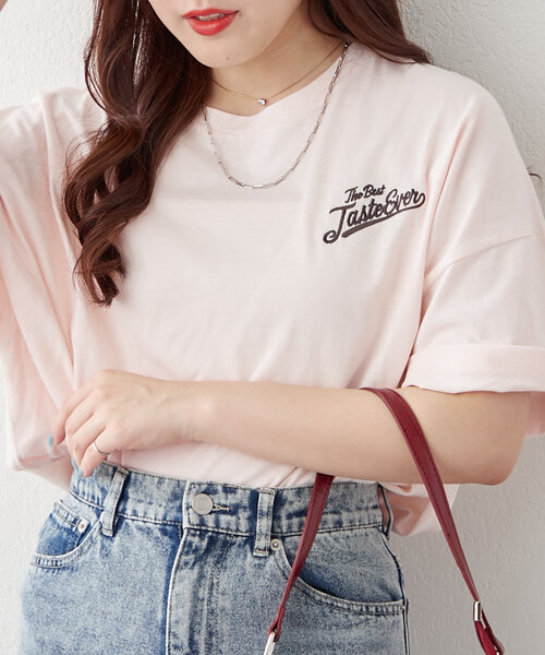 continuer de NICE CLAUP(コンティニューデナイスクラップ)の「ハンバーガーBOY発泡プリントT(Tシャツ/カットソー・レディース・オフホワイト/オートミール/スミクロ/ピンク・FREE)」の19枚目の写真
