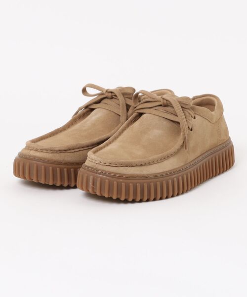Clarks(クラークス)の「【clarks】 TORHILL LO(モカシン/デッキシューズ・メンズ・ダークベージュ・25.0cm/25.5cm/26.0cm/26.5cm/27.0cm)」の1枚目の写真