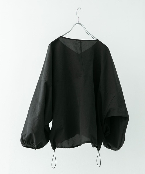 EKAL（エカル）の「『吸水速乾/軽量』DotAir CARDIGAN（カーディガン/ボレロ・レディース・ブラック/チャコールグレー・ONE）」の22枚目の写真