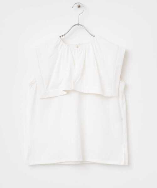 URBAN RESEARCH ROSSO WOMEN(アーバンリサーチ ロッソ)の「ケープデザインTシャツ(Tシャツ/カットソー・レディース・ネイビー/オフホワイト/オレンジ・FREE)」の17枚目の写真