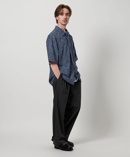 BEAUTY&YOUTH UNITED ARROWS（ビューティーアンドユースユナイテッドアローズ）の「ロンシャン  バティック キャンプカラー グランデシャツ（シャツ/ブラウス・メンズ・コバルトブルー・XL/L/M/S）」の4枚目の写真